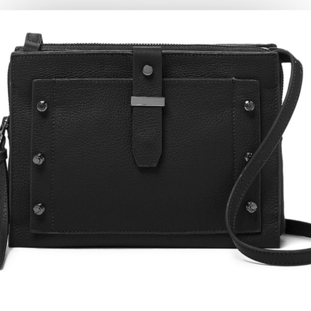 Botkier Black Leather Crossbody Bag